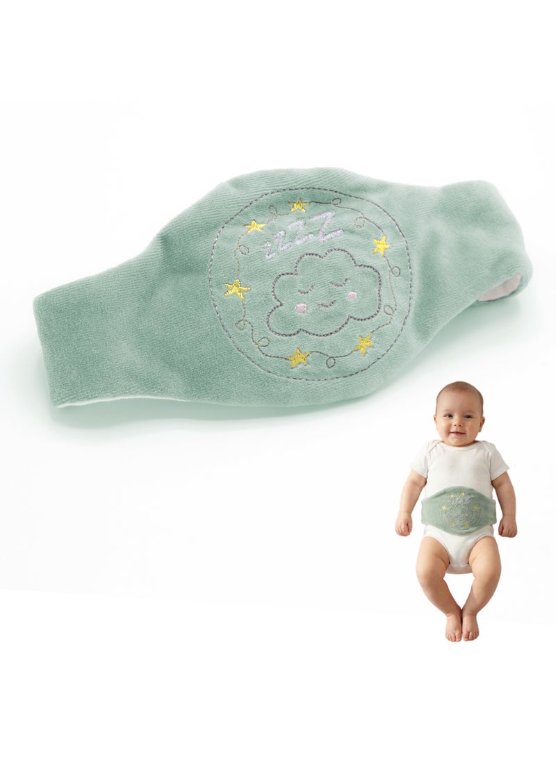 BabyJem حزام Cherry Core للأطفال من عمر 0 أشهر فما فوق، مصنوع من مادة طبيعية، لتخفيف آلام الغازات، مع غطاء قابل للغسل - Image 1